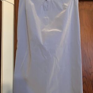 Moschino Jeans reflective Sky Blue pencil skirt with fluorescent shine.